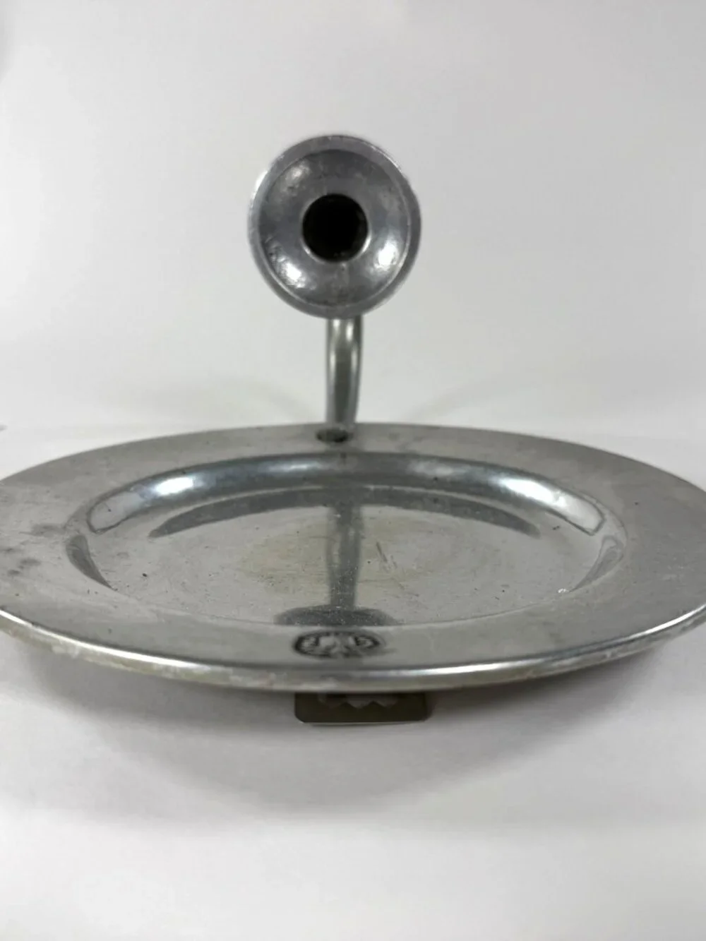 Vintage Wilton Armetale RWP Candle Plate Sconce RWP Marked Aluminum Alloy 8
